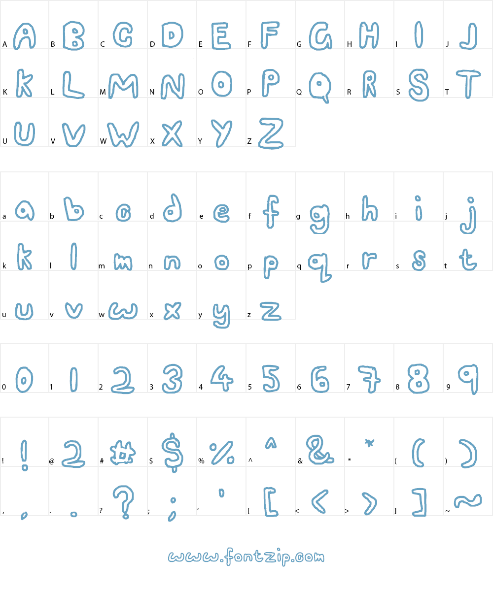 Fatso ;D Font Character